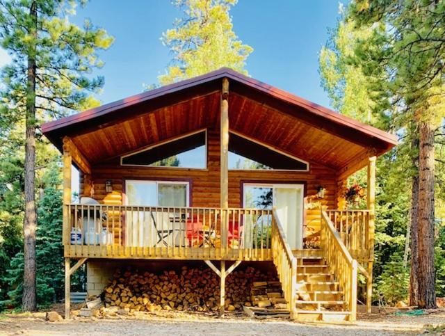 Adventure Awaits 3King Bed,2Bath Log Cabin In Heart Of Duck Creek Village! Bagian luar foto